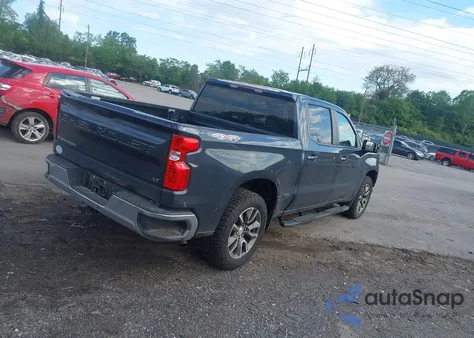 2020 Chevrolet Silverado 1500 4Wd Short Bed Lt из США, поврежденный, VIN 3GCUYDED9LG376077